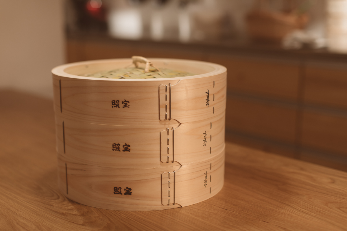 中华蒸笼 桧木33 双层带盖（照宝）