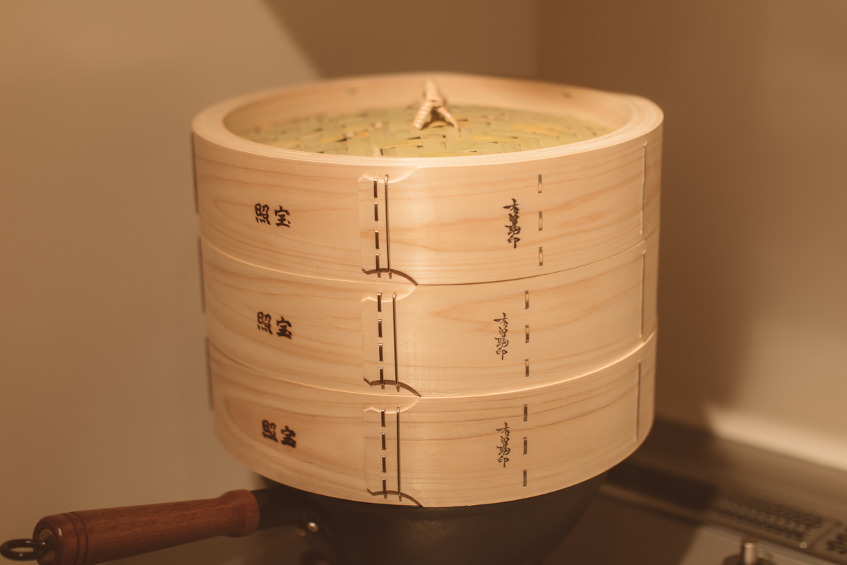 中华蒸笼 桧木33 双层带盖（照宝）