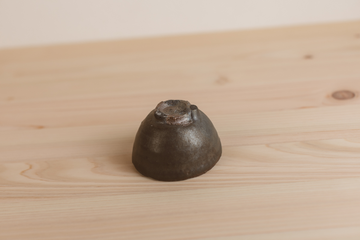 黑釉酒杯 茶杯（芳贺龙一）