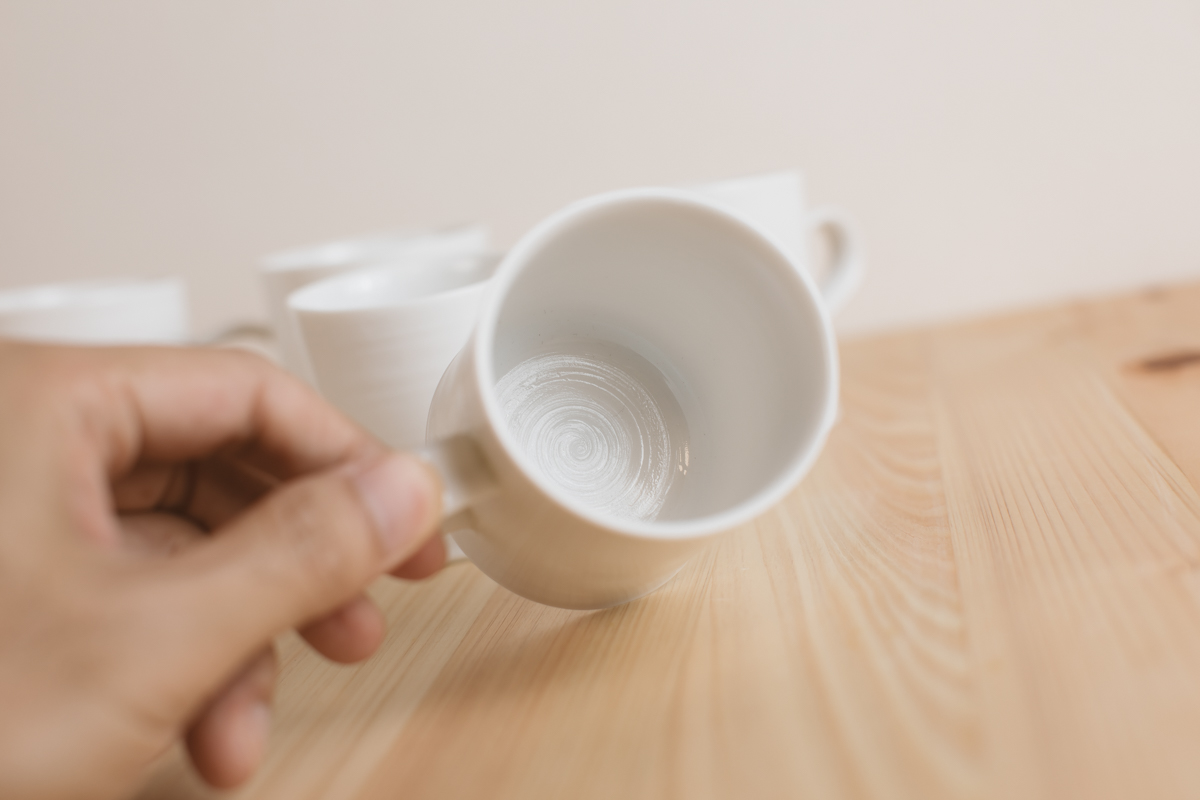 白瓷马克杯（村上雄一）