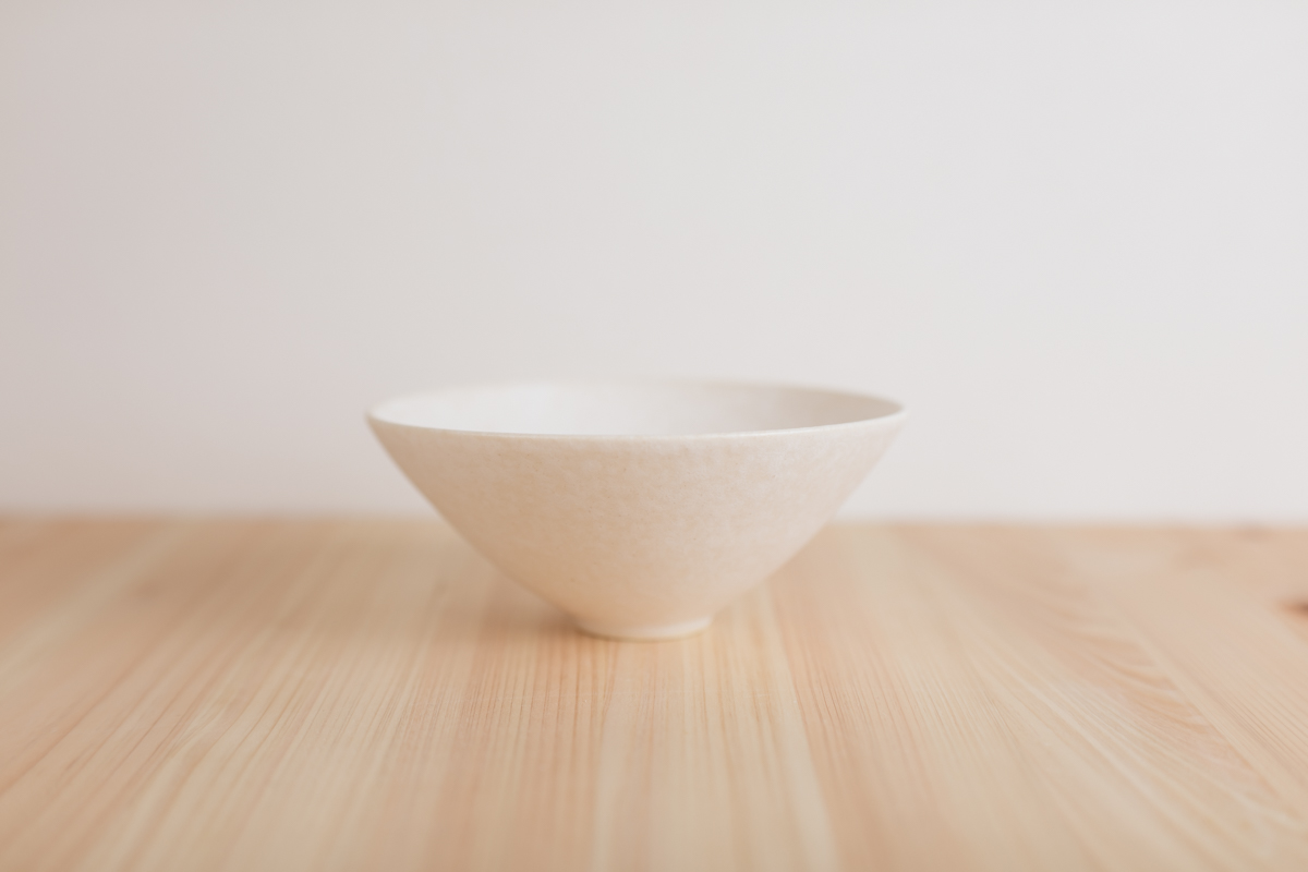 黄白釉中碗（佐野元春）