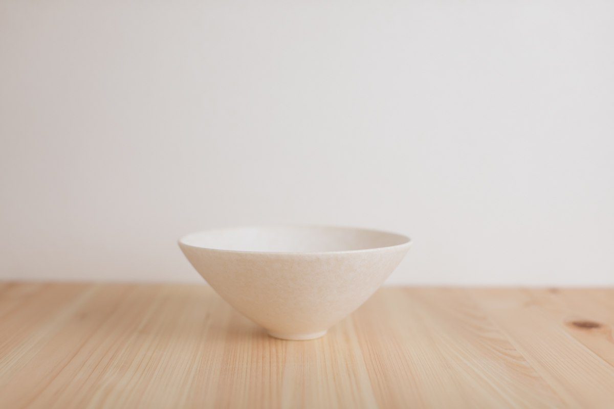 黄白釉中碗（佐野元春）