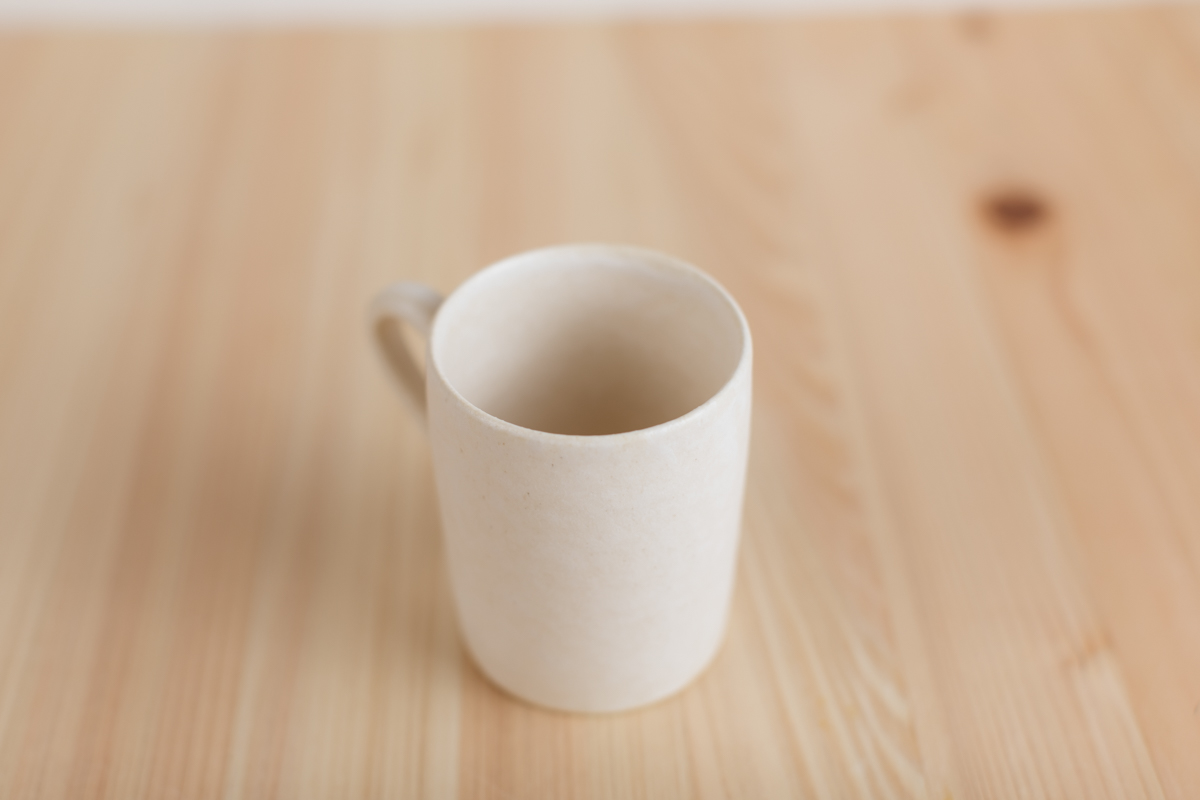 黄白釉马克杯（佐野元春）