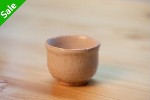 十二代 陶兵卫 萩烧酒吞 茶杯 附原箱（田原陶兵卫源次郎）