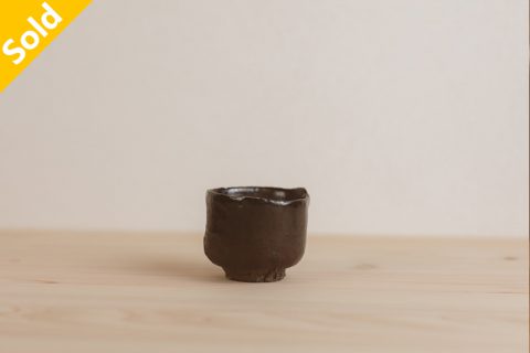 黑釉酒杯 茶杯（芳贺龙一）