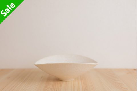 黄白釉弧线中钵（佐野元春）