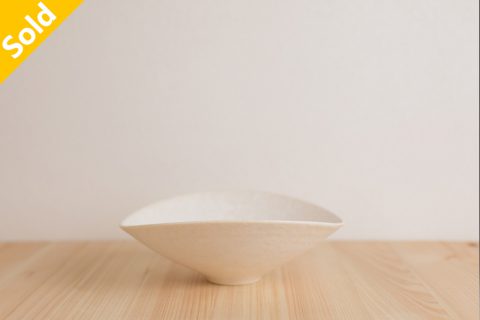 黄白釉弧线中钵（佐野元春）