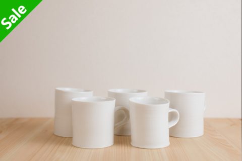 白瓷马克杯（村上雄一）