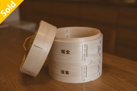 中华蒸笼 桧木21 双层带盖（照宝）