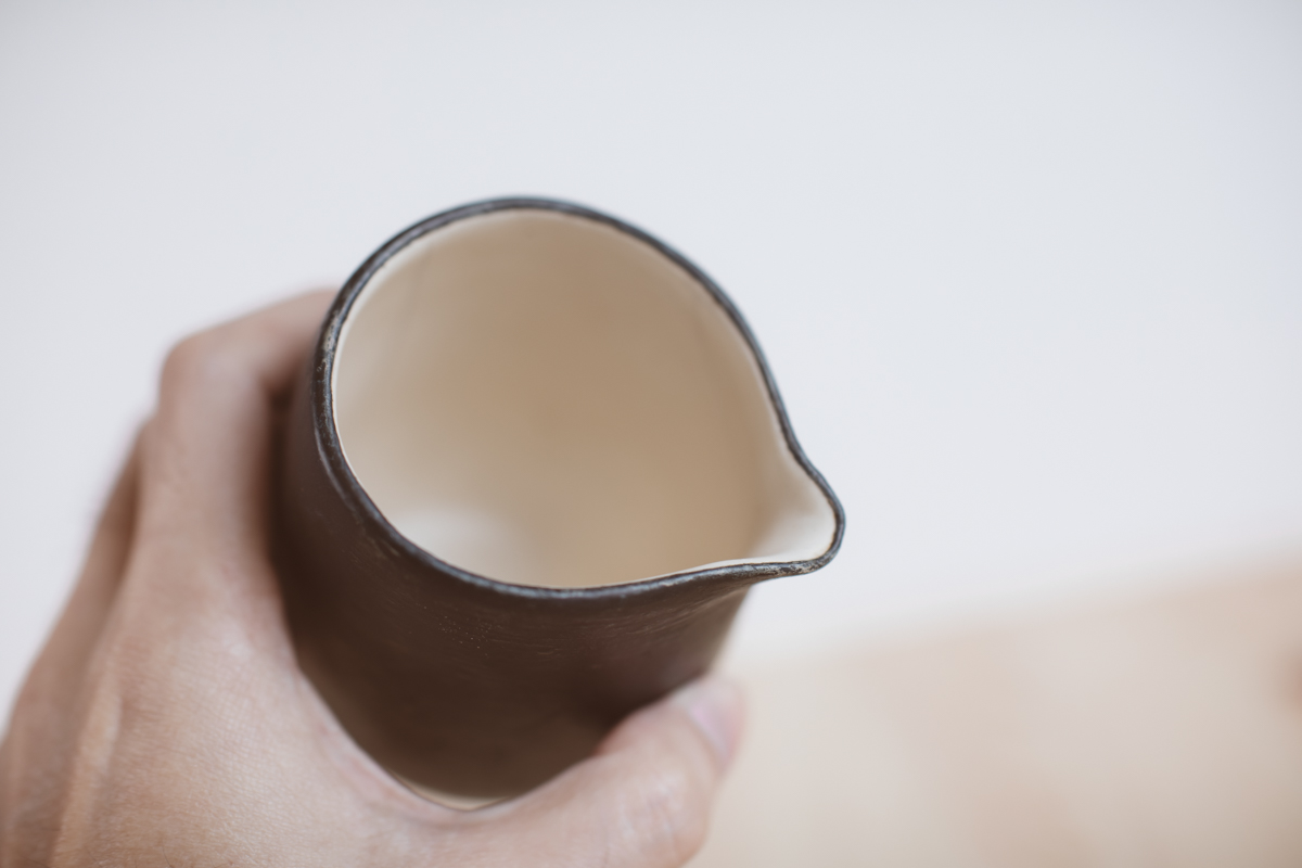 漆面片口 青（川原幸子）