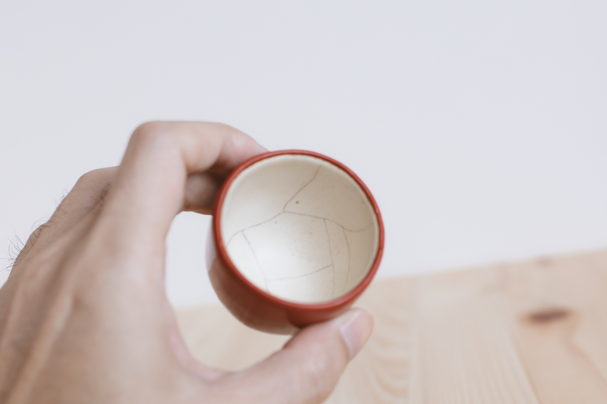 漆面杯 小 红（川原幸子）