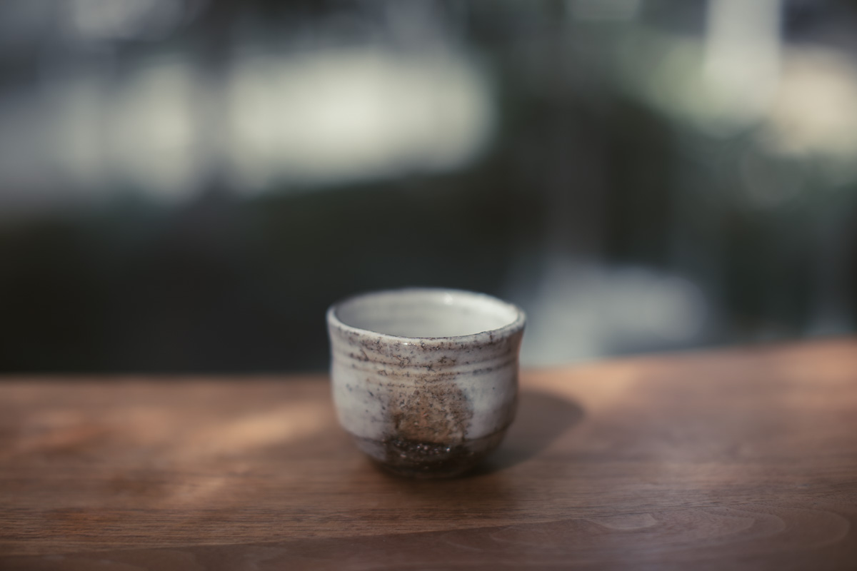 萩烧绯色杯 原箱附（波多野善藏）