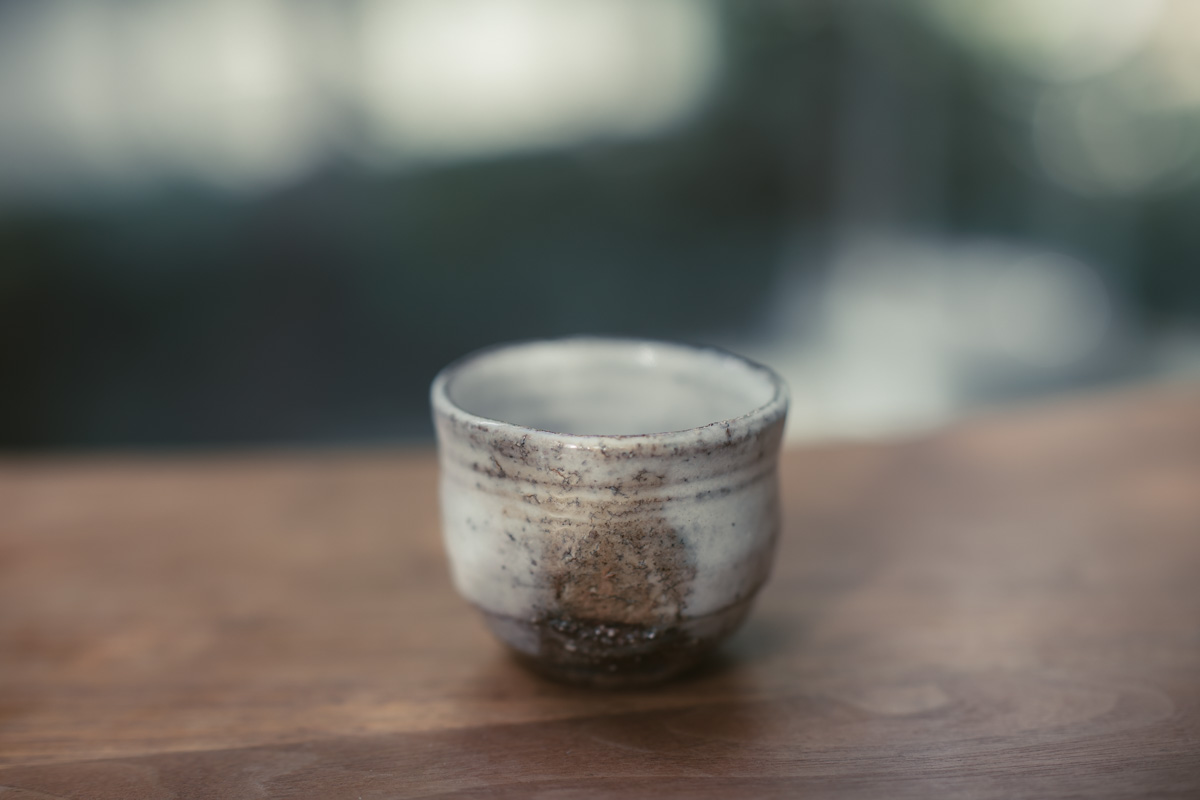 萩烧绯色杯 原箱附（波多野善藏）