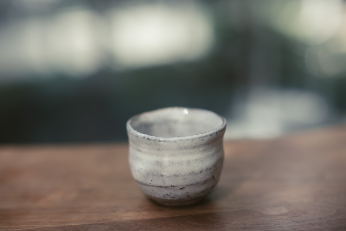 萩烧绯色杯 原箱附（波多野善藏）