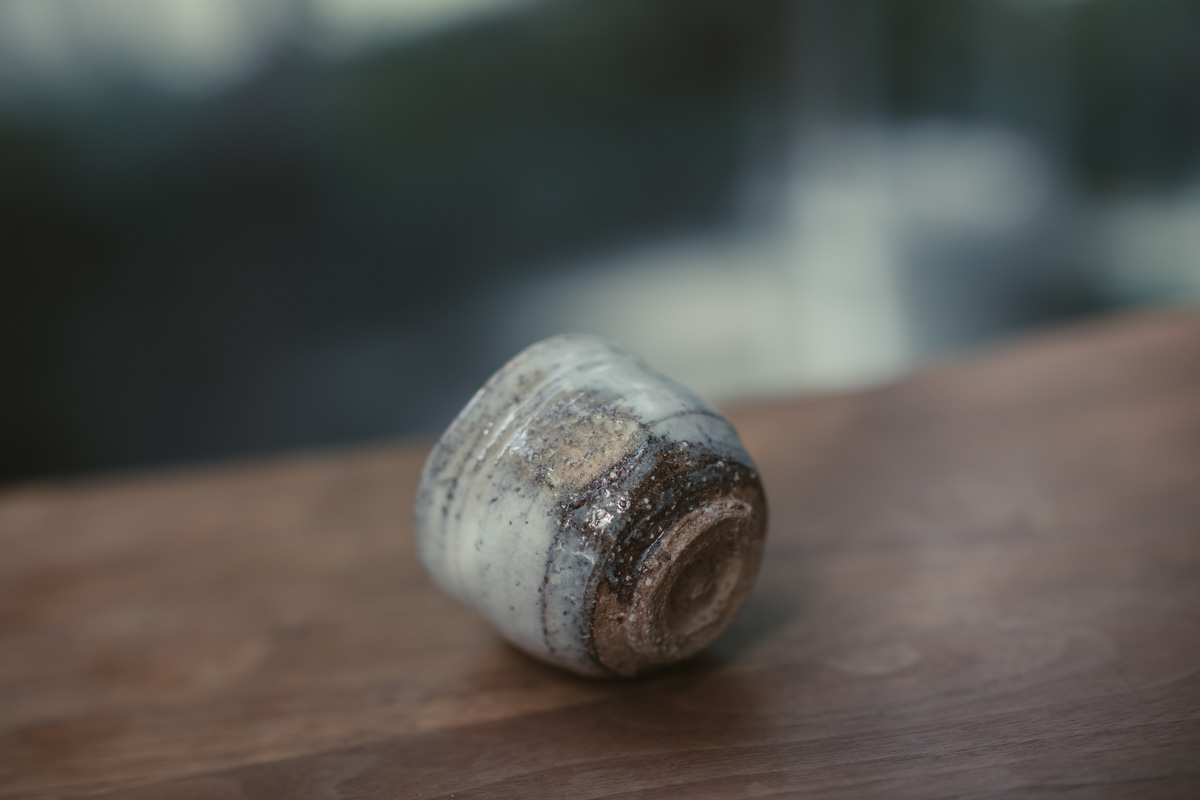 萩烧绯色杯 原箱附（波多野善藏）