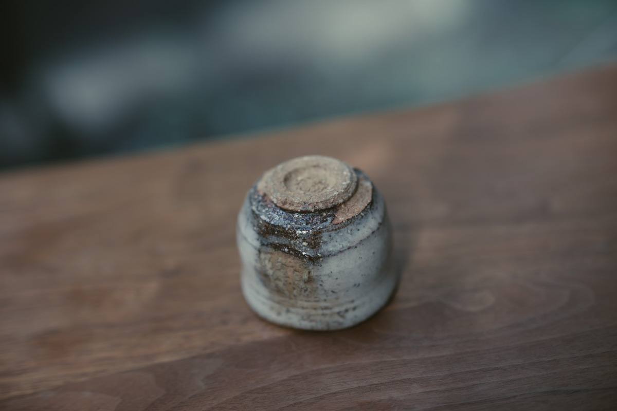 萩烧绯色杯 原箱附（波多野善藏）