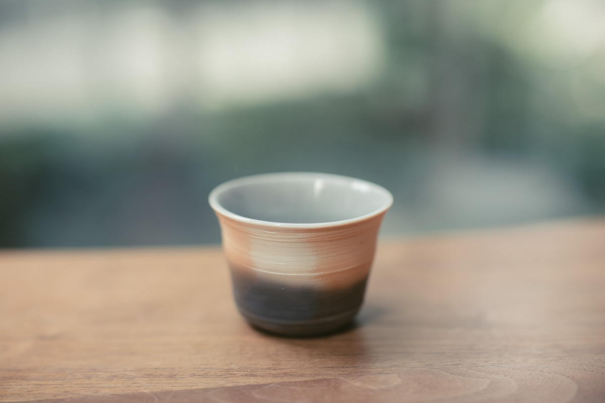 烧缔 酒杯茶杯 原箱附（沟上藻风）