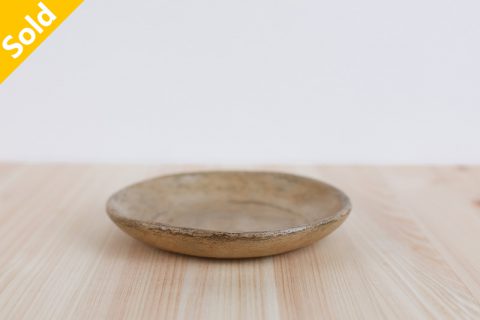 漆面皿 浅咖（川原幸子）