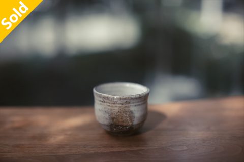 萩烧绯色杯 原箱附（波多野善藏）