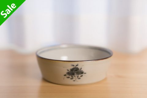 染付花草纹切立5寸钵（志村和晃）