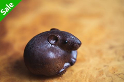 丰年鼠 根付（谈子）