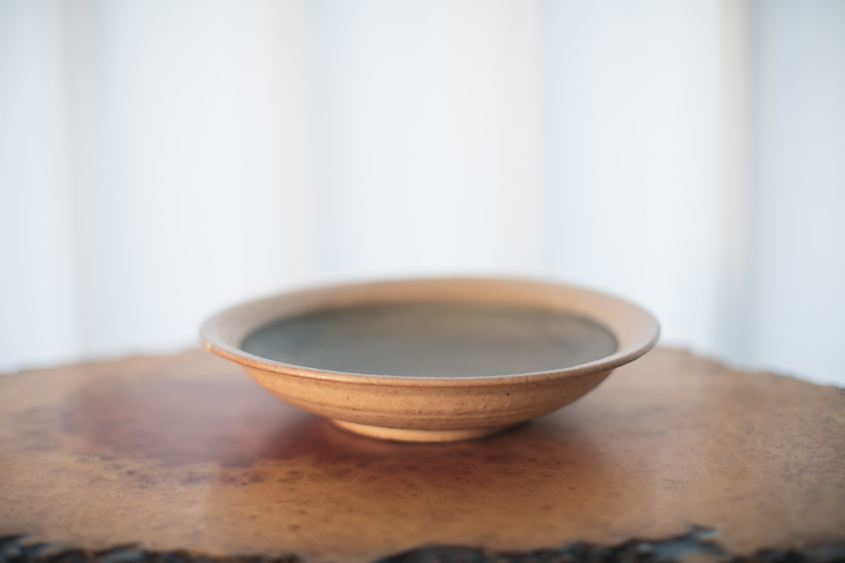 青石晶8寸皿(山本泰三)