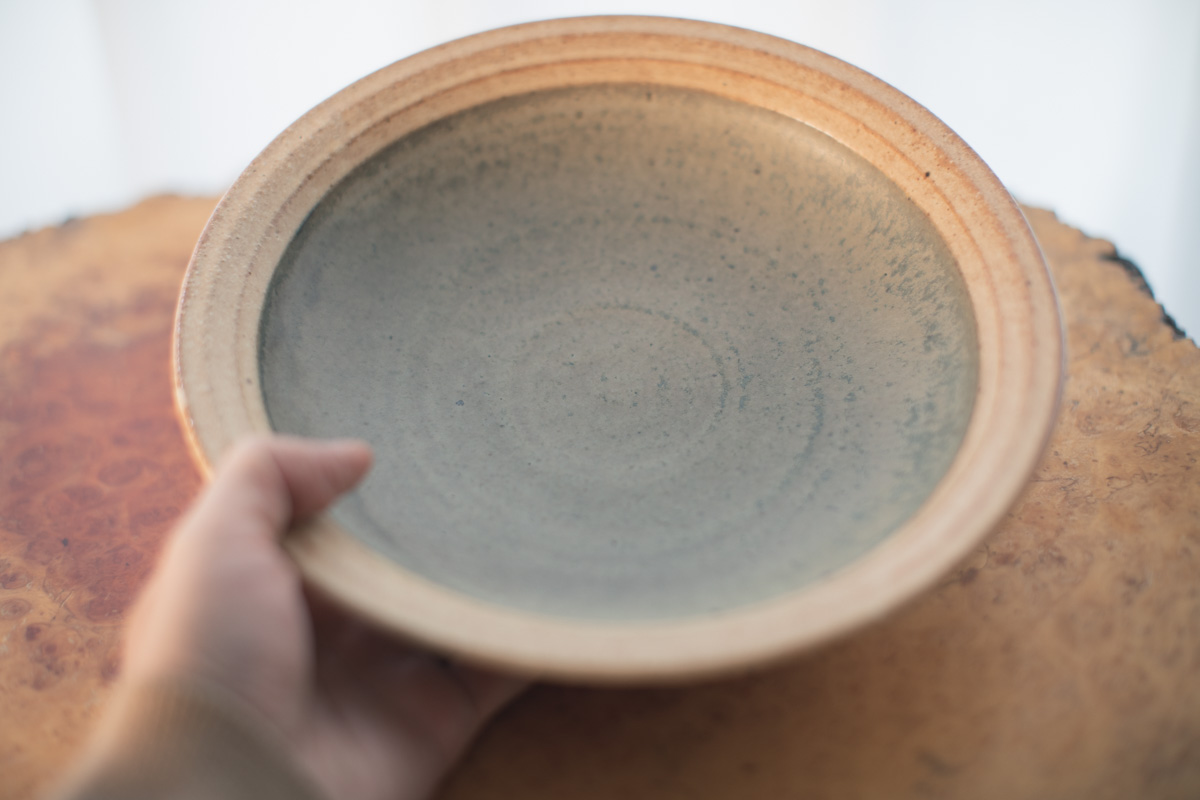 青石晶8寸皿(山本泰三)