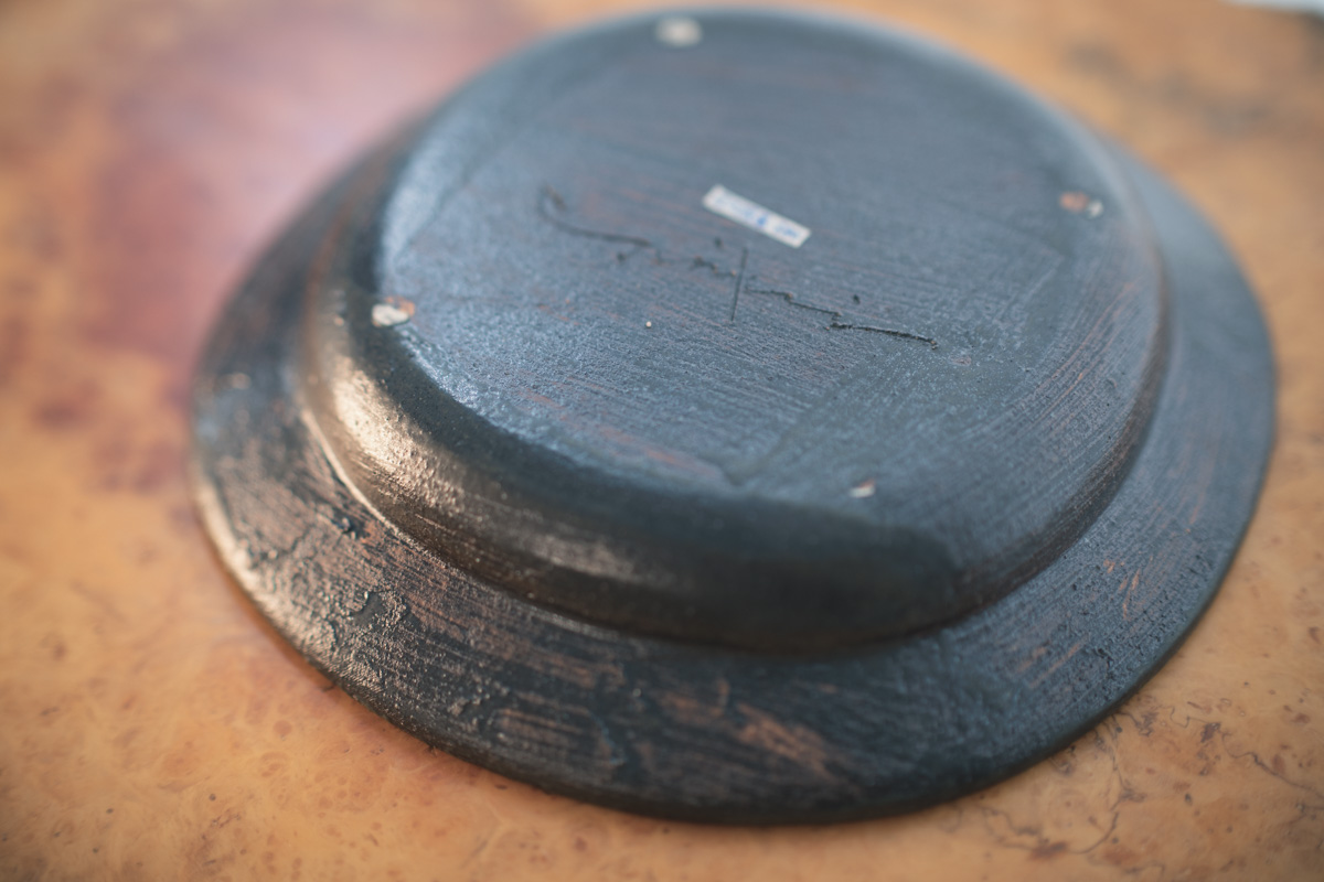 玄釉四方深皿(江口诚基)