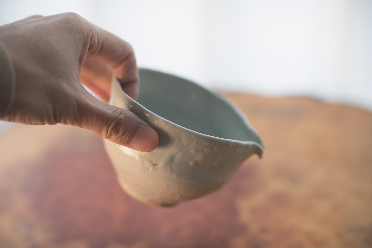 白釉片口（高田谷将宏）