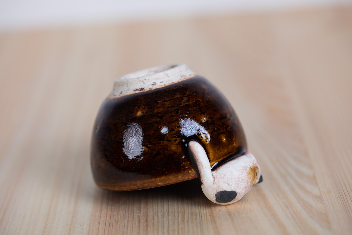 花猫杯子 A（白亚器）