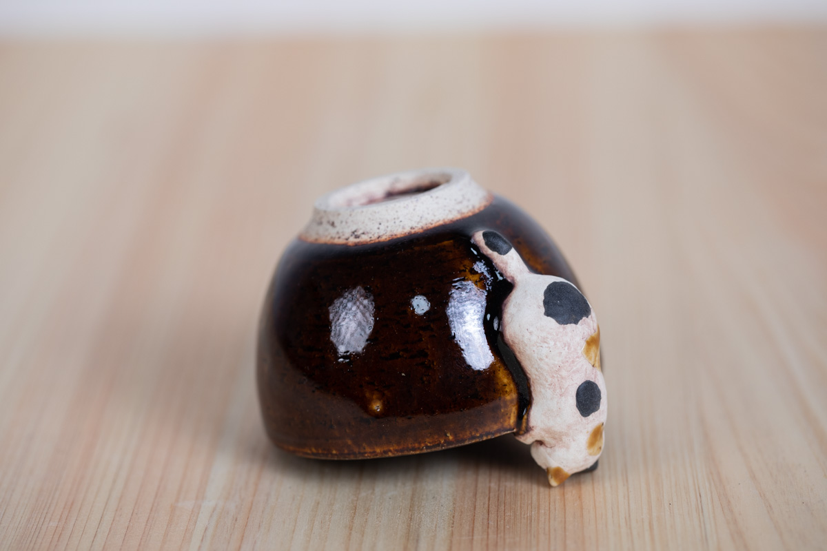 花猫杯子 B（白亚器）