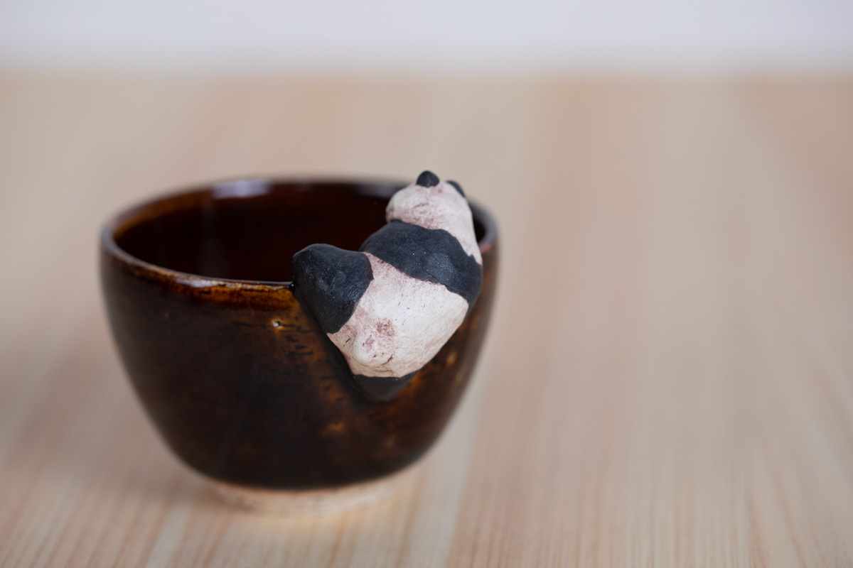 熊猫杯子 A（白亚器）