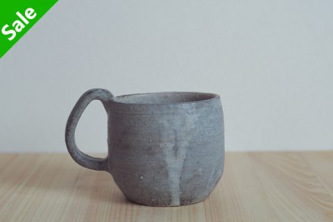 蓝粉引马克杯（まとはま・安竹）