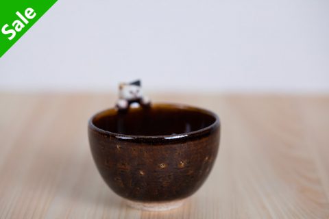 花猫杯子 B（白亚器）