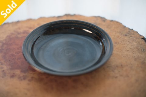 酱釉7寸皿（山本泰三）