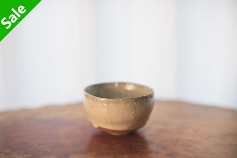 蒿灰釉丸碗（鹤野启司）