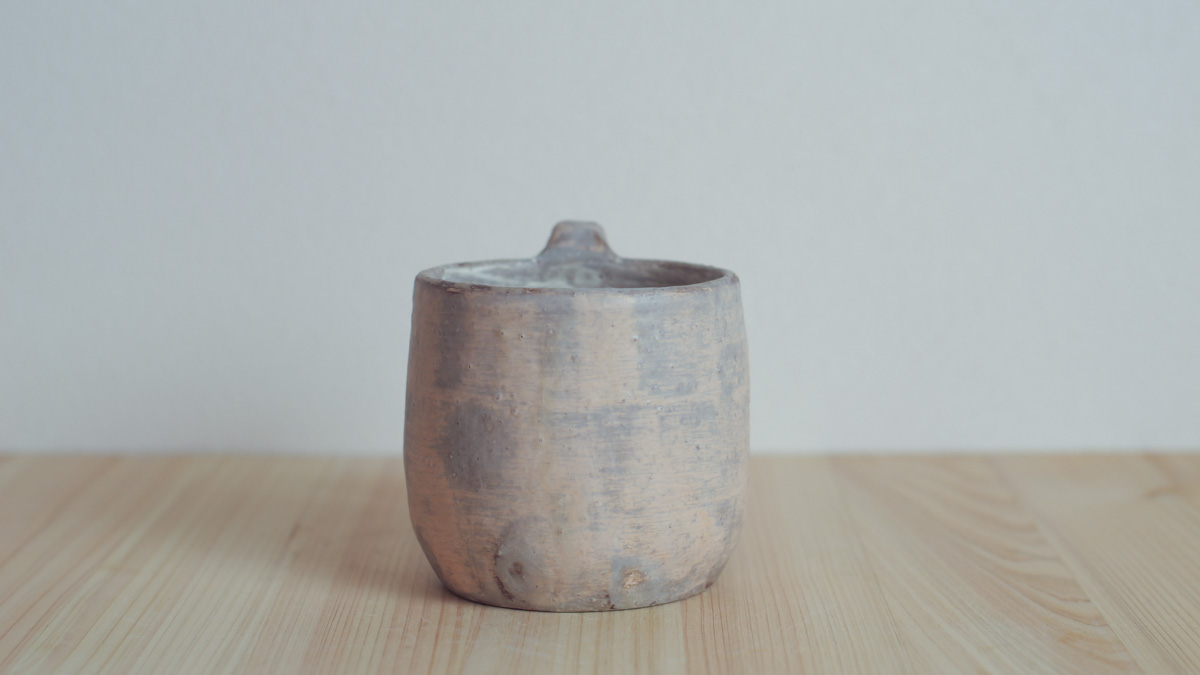 粉粉引马克杯（まとはま・安竹）