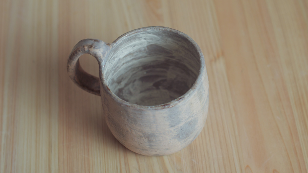 粉粉引马克杯（まとはま・安竹）