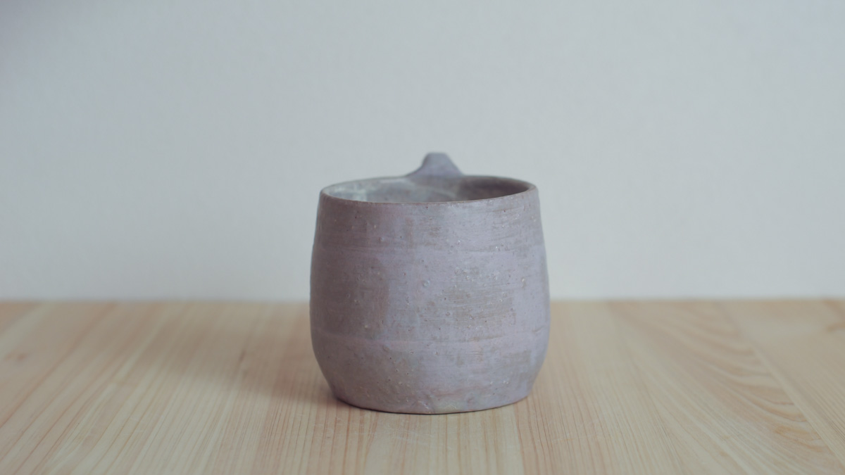 紫粉引马克杯（まとはま・安竹）