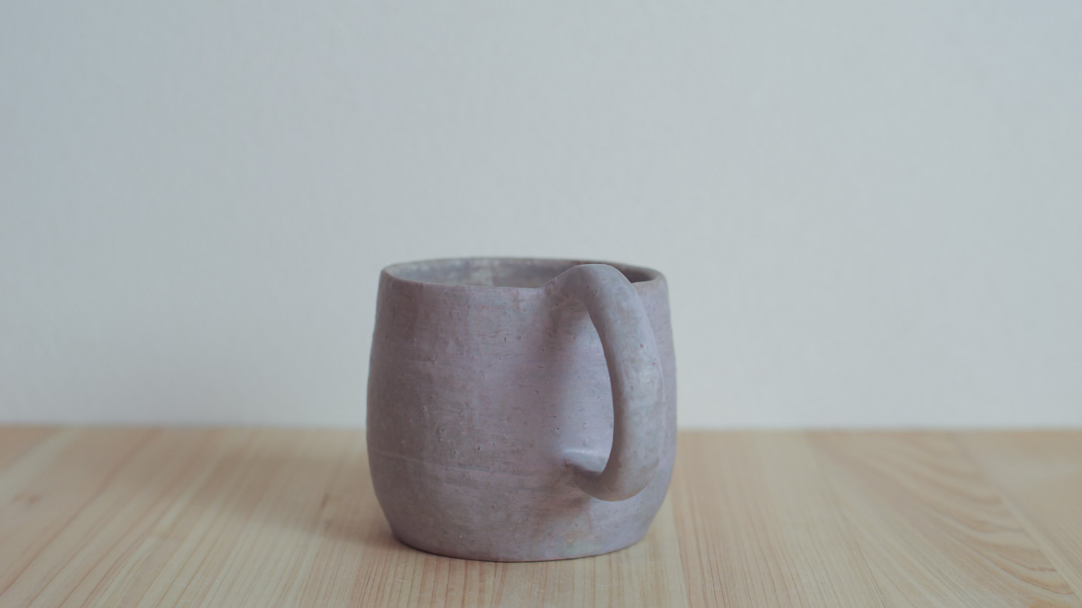 紫粉引马克杯（まとはま・安竹）