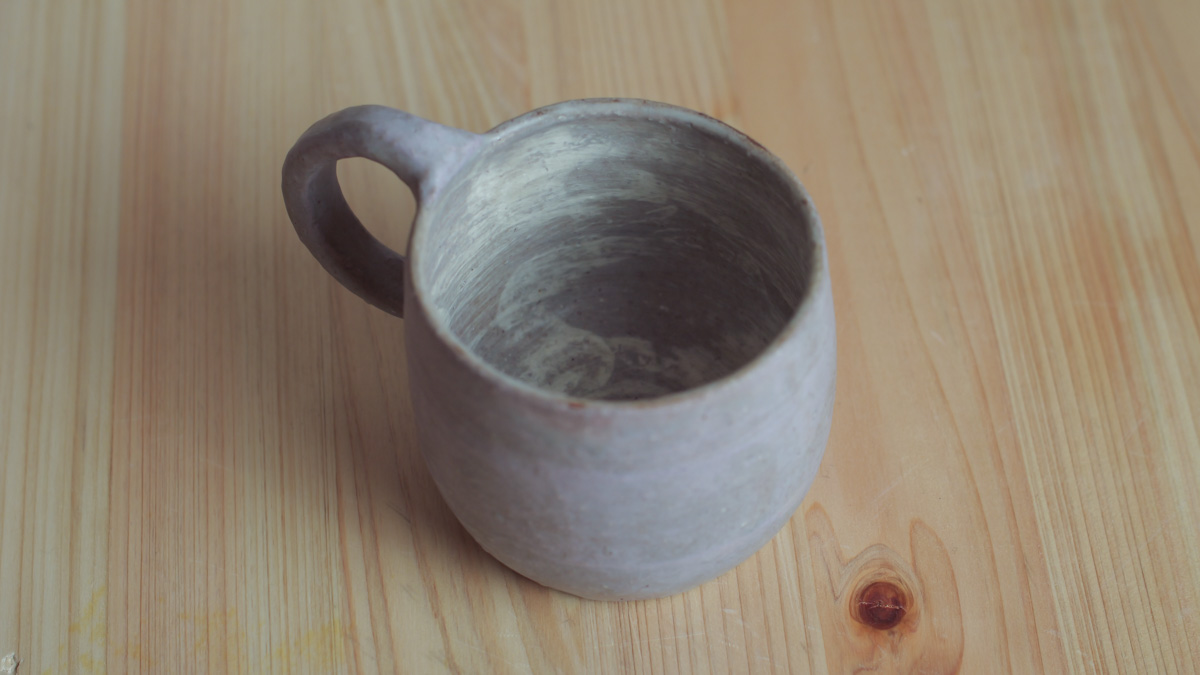 紫粉引马克杯（まとはま・安竹）