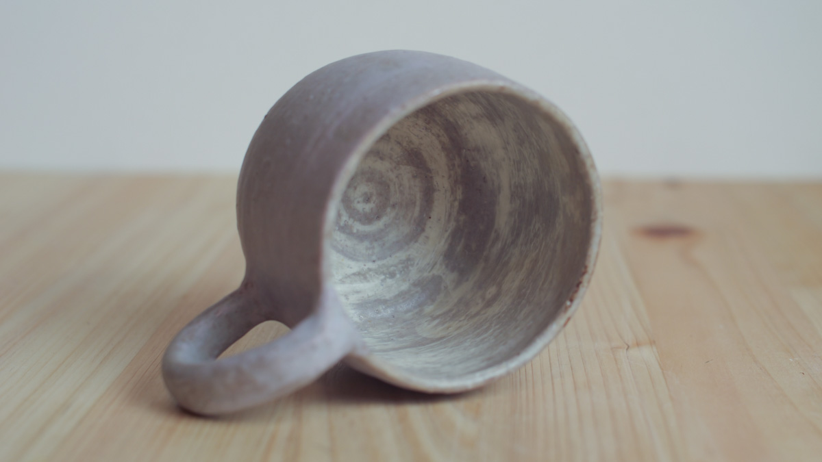 紫粉引马克杯（まとはま・安竹）