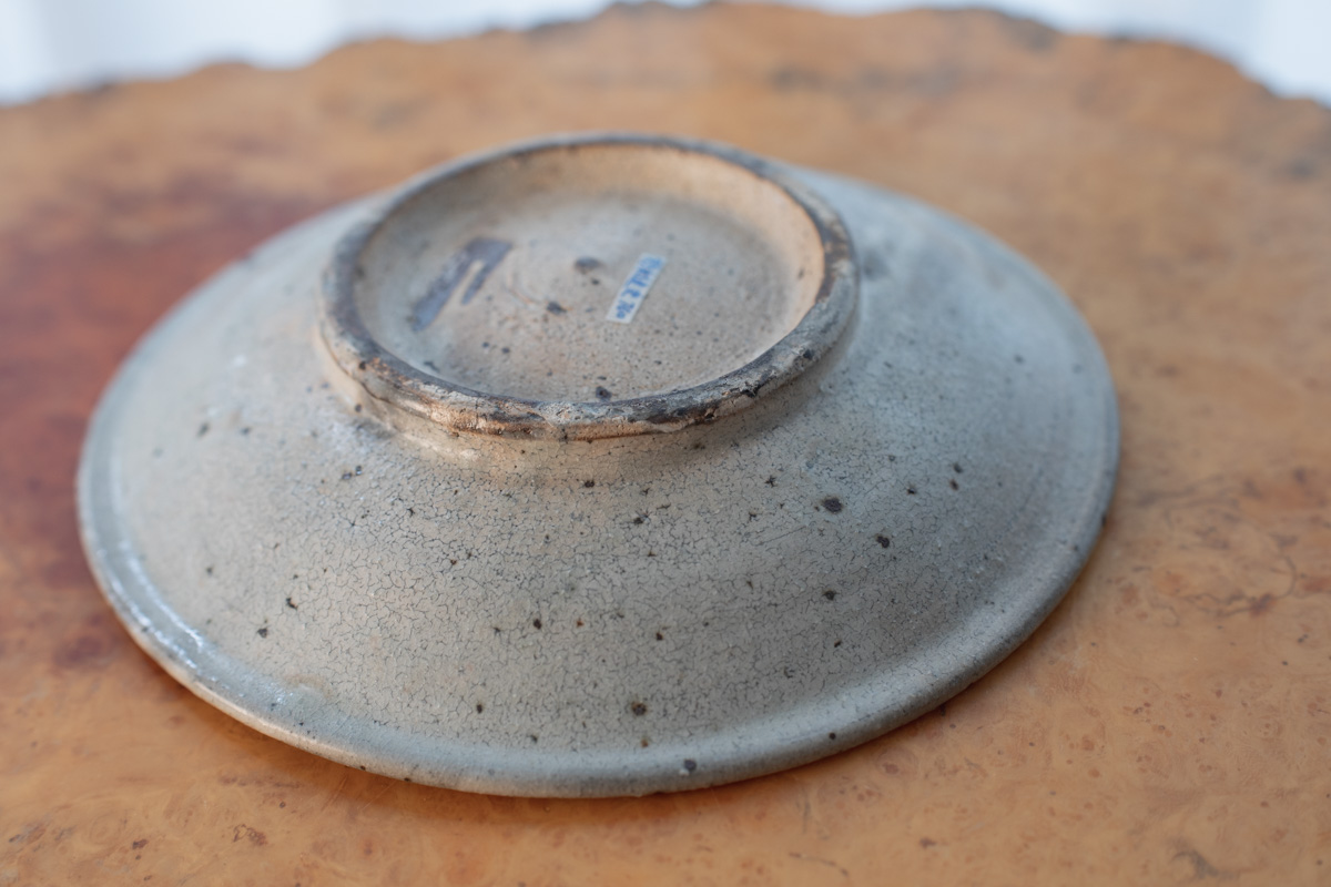 粉引大皿（铃木健史）