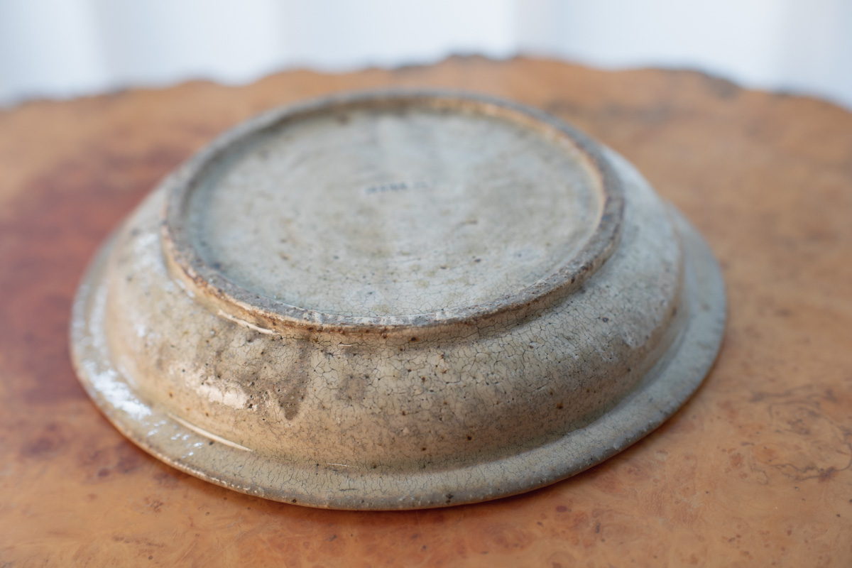 刷毛目浅皿（坪井俊宪）