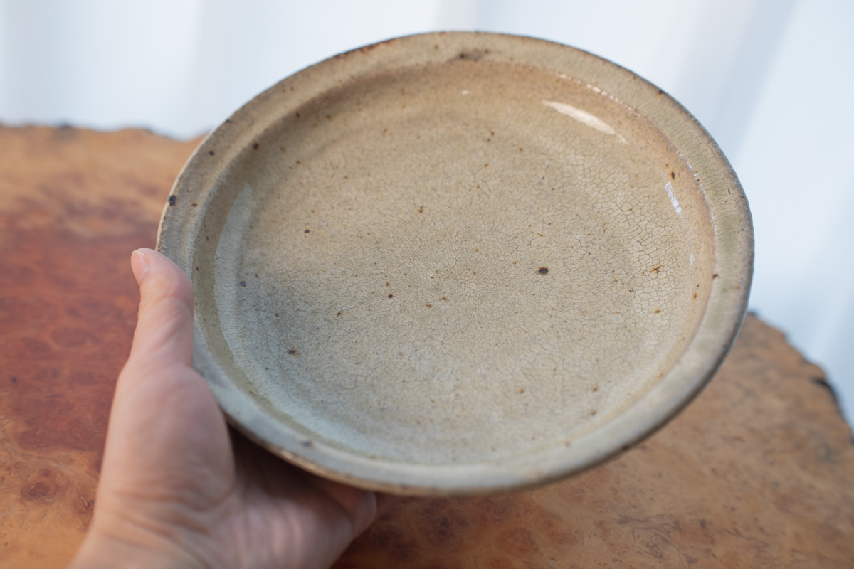 刷毛目浅皿（坪井俊宪）