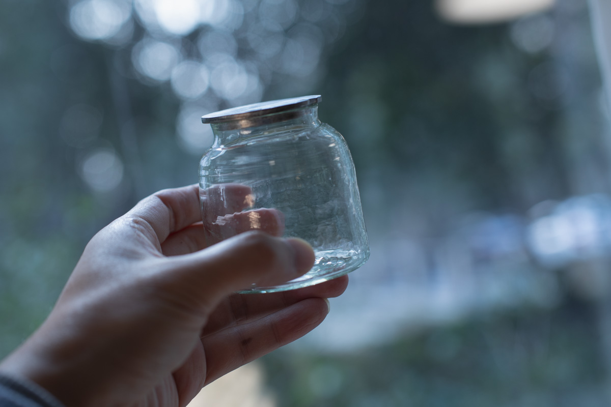 锤纹玻璃罐（鸟山高史）