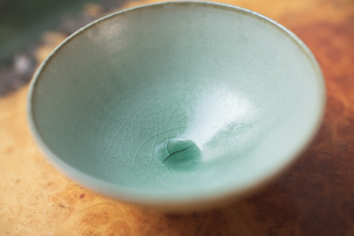 彩色灰釉 中碗（市野耕）