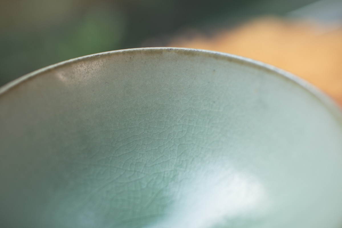 彩色灰釉 中碗（市野耕）