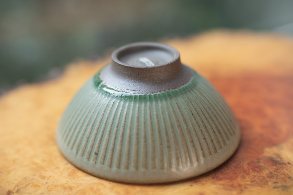 彩色灰釉 中碗（市野耕）