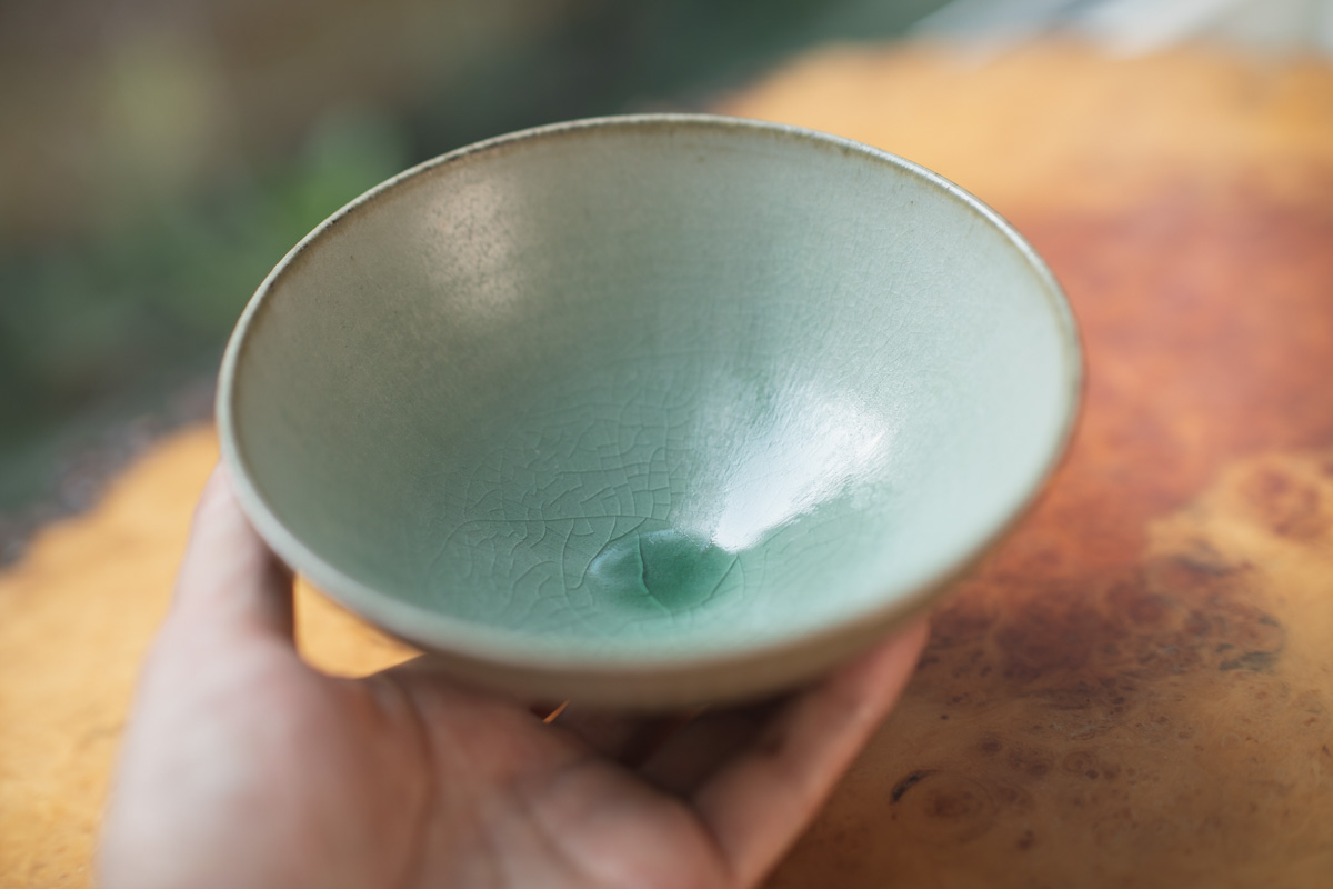 彩色灰釉 中碗（市野耕）